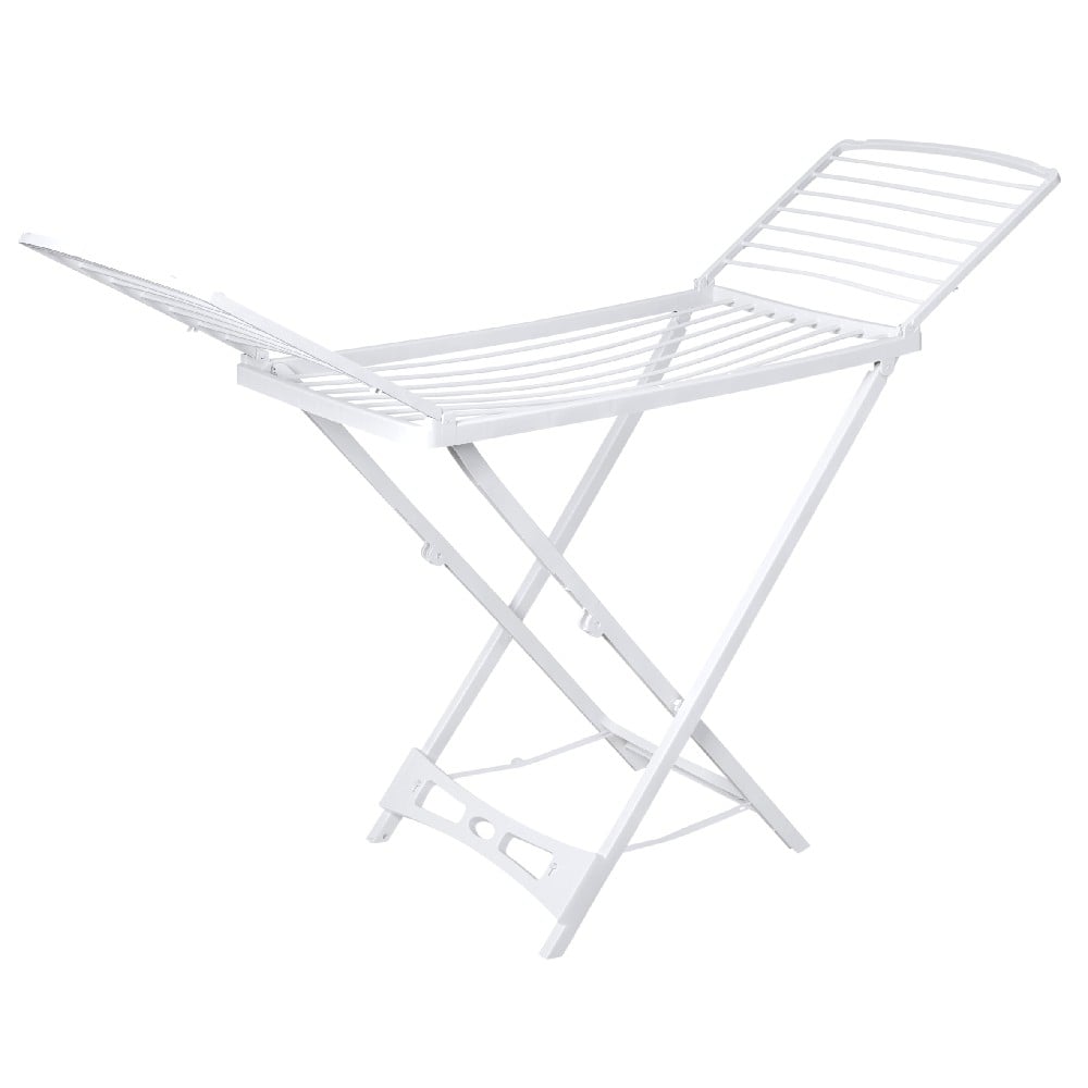 Séchoir à linge pliable DELUXE capacité 27M blanc et effet bois - Gamm vert