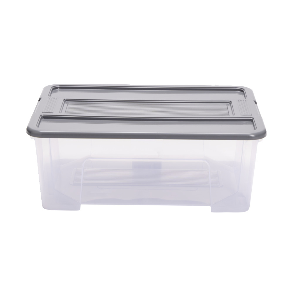Box De Rangement 10L Plastique Transparent 38x28xH14cm GIFI