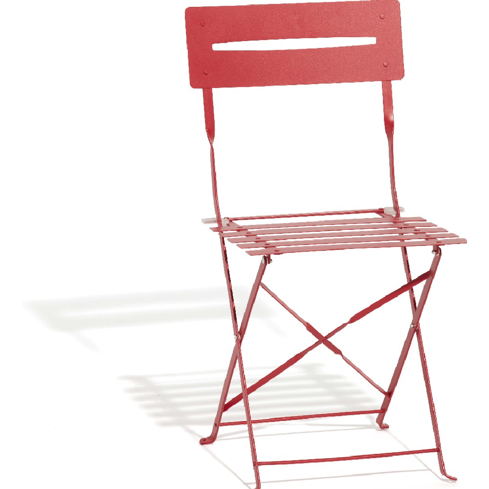 Chaise de jardin en métal beige - Sélection M