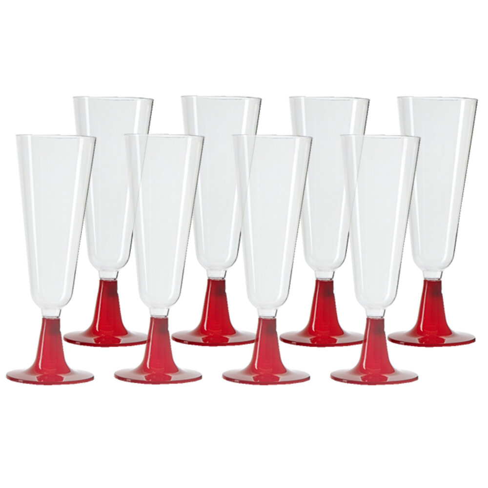 Flûte à champagne plastique x8 GIFI