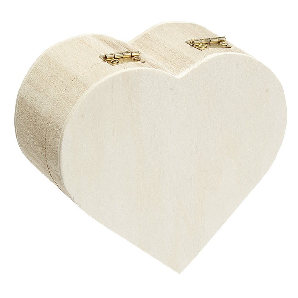 Rayher Boîte en bois avec couvercle agitateur | 20 × 12,5 × 6,5 cm