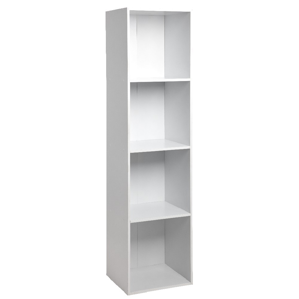 Structure Box Cube 4 cases 35,2x30xH.137,2cm bois blanc | GIFI