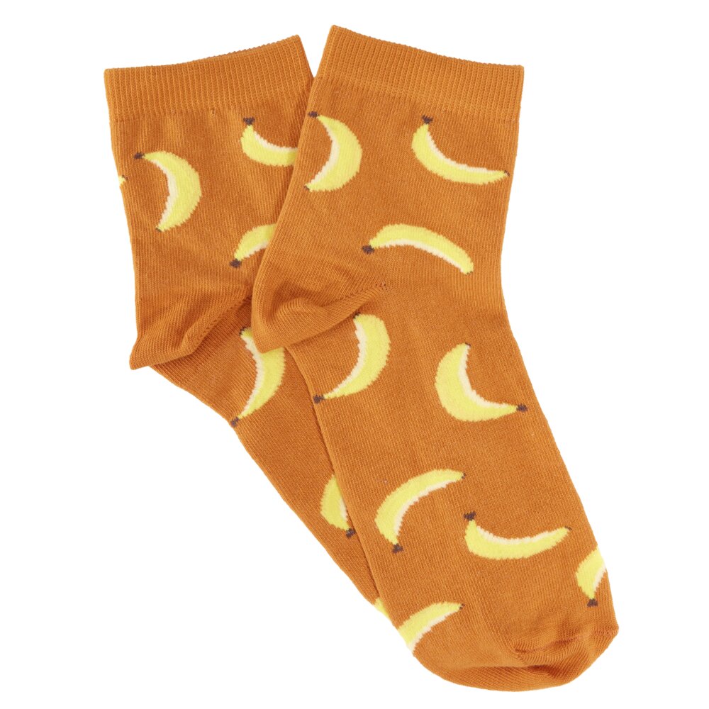 Chaussettes Invisibles Femme La De Da - Motif Banane Carreaux Multicolore