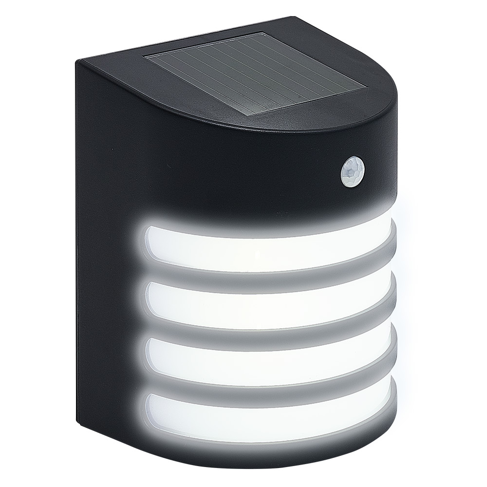 Applique murale lampe solaire 3 LED détecteur de mouvement | GIFI