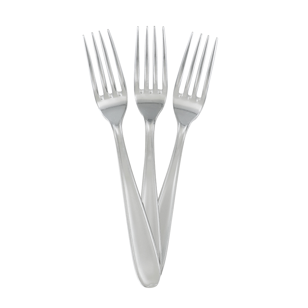 3 Fourchettes En Inox Argent - Gamme Chic Paris, Longueur 20,5 Cm, Pour Repas Élégants - 5