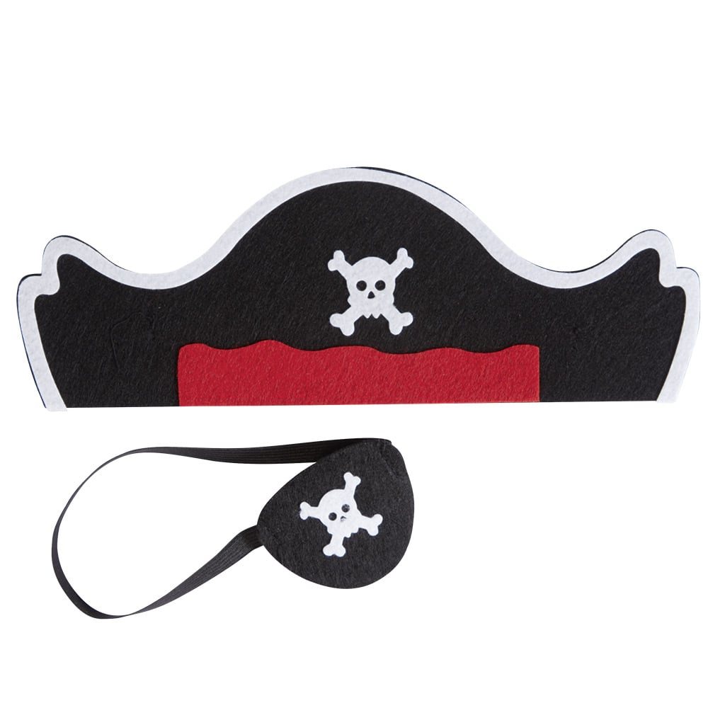 Cache-Œil Pirate – Accessoire Déguisement Pirate : Anniversaire pirate sur Sparklers Club