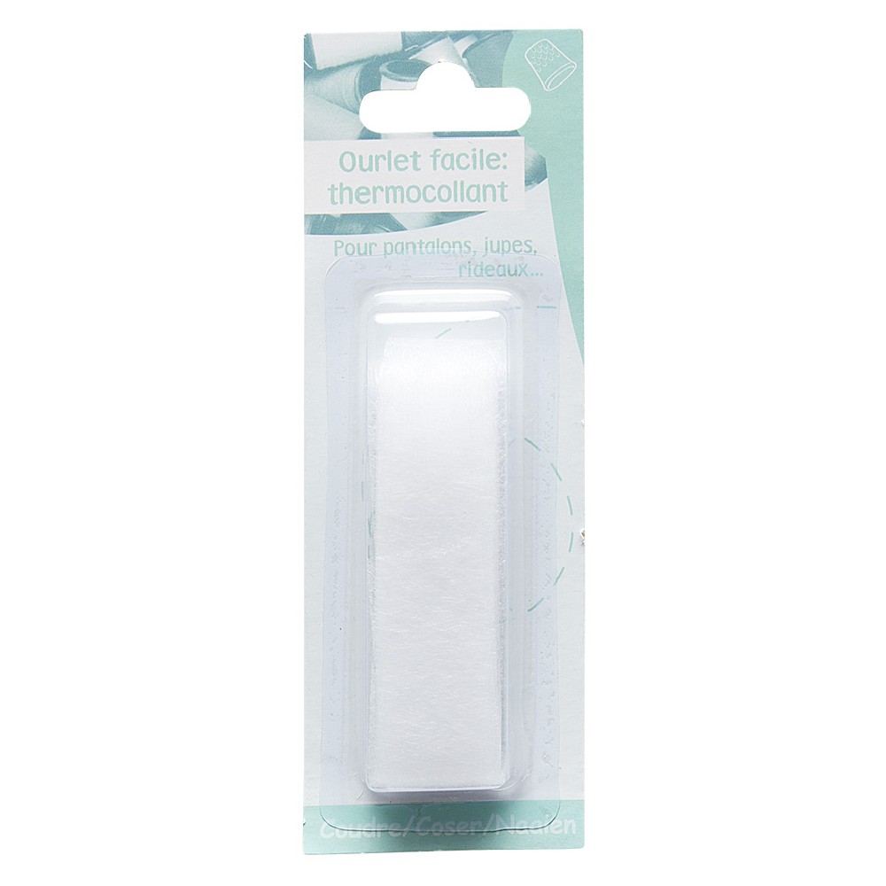 Bande Adhésive Vêtements Bande Thermocollante Pour Ourlet - 2 Rouleaux De 73m X 2cm, Ourlet Sans Couture Pour Tissu Ourlet Thermocollant Rideau