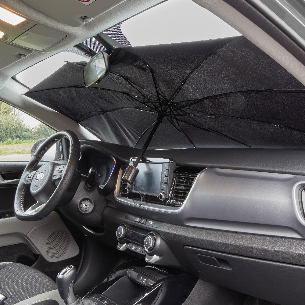Parapluie Pare Soleil Voiture - Parapluie Soleil - Taille Universelle - Protection UV 100% Sac de Rangement Offert - Équipement auto Parapluie Pare Soleil Voiture - Parapluie Soleil - Taille Universelle - Protection UV 100% Sac de Rangement Offert - Équipement auto