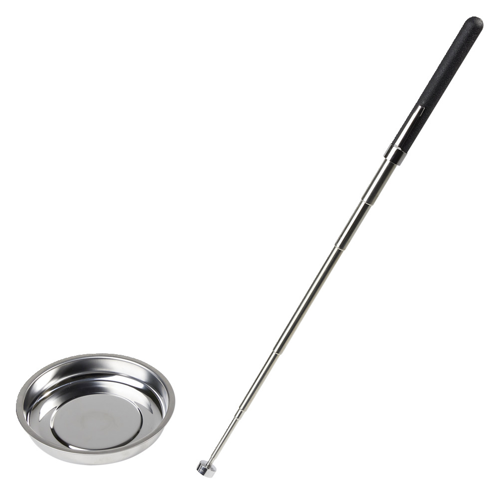 Lot De 3 Outils Magnétiques Télescopiques Puissants – Barre Aimantée Extensible Jusqu'à 60-76 Cm – Idéal Pour Récupérer Vis, Clés Et Objets Métalliques Dans Les Espaces Étroits