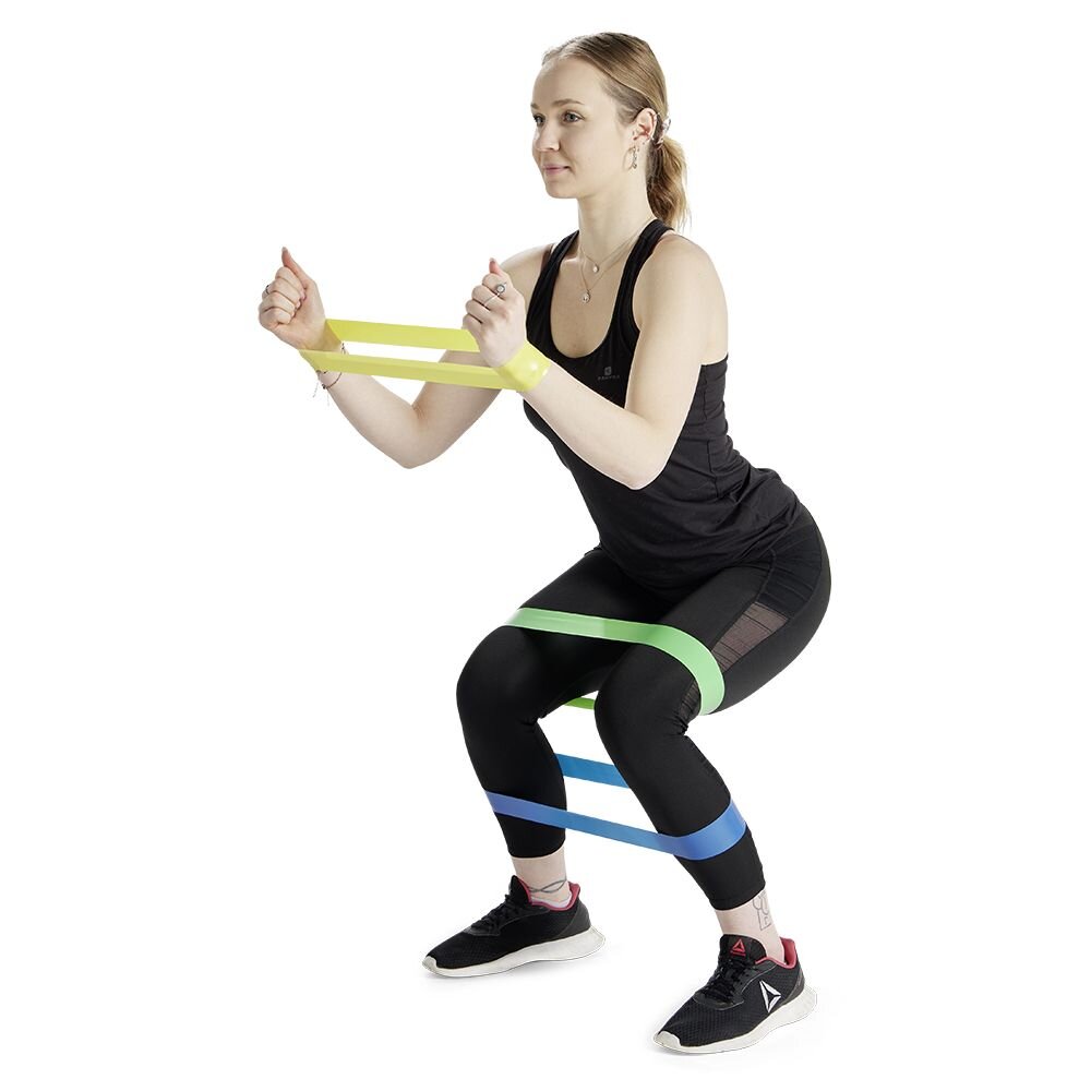 ZZGO Lot De 3 Bandes De Résistance – Élastiques Fitness 5 Niveaux – Pour Musculation, Yoga, Pilates Et Entraînement à Domicile
